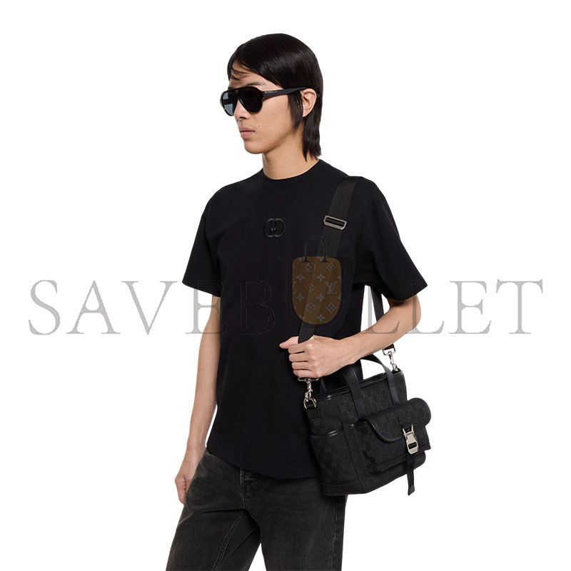 Gvc*1 GG CANVAS SMALL TOTE BAG 854743 (23*21*11cm)
